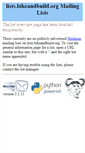Mobile Screenshot of lists.bikeandbuild.org